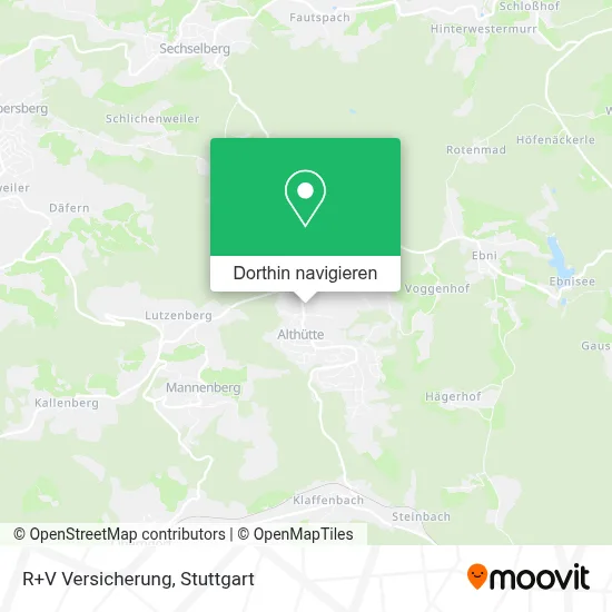 R+V Versicherung Karte