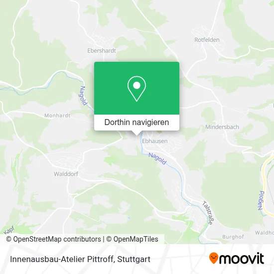 Innenausbau-Atelier Pittroff Karte