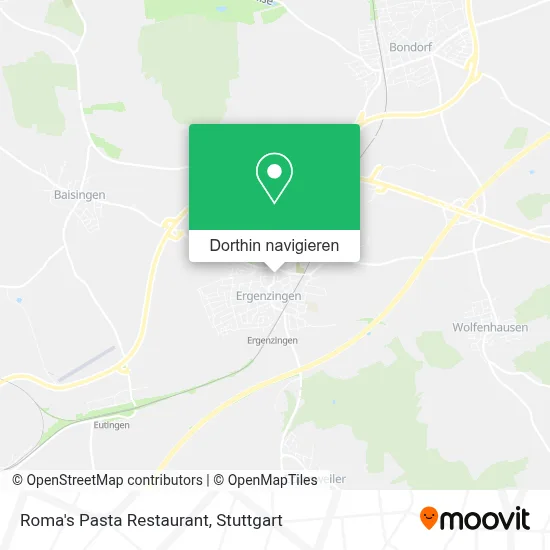 Roma's Pasta Restaurant Karte