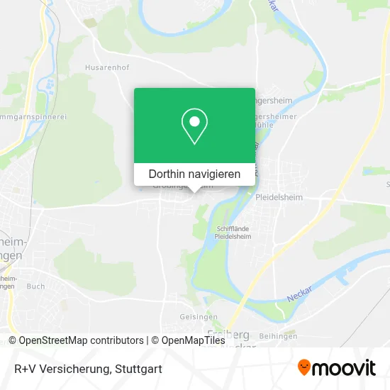 R+V Versicherung Karte