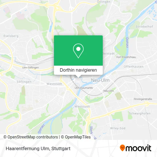 Haarentfernung Ulm Karte