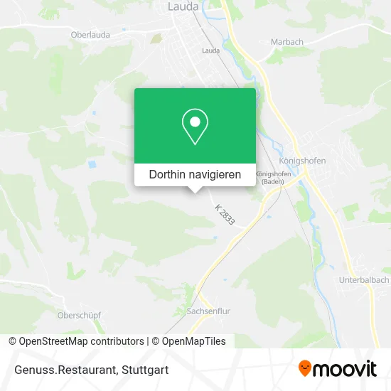 Genuss.Restaurant Karte