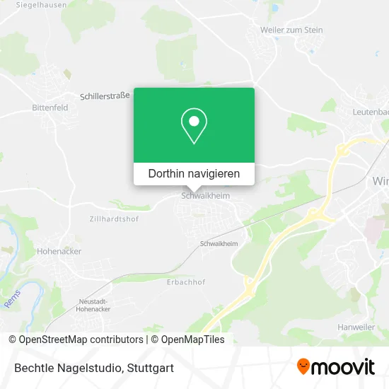 Bechtle Nagelstudio Karte