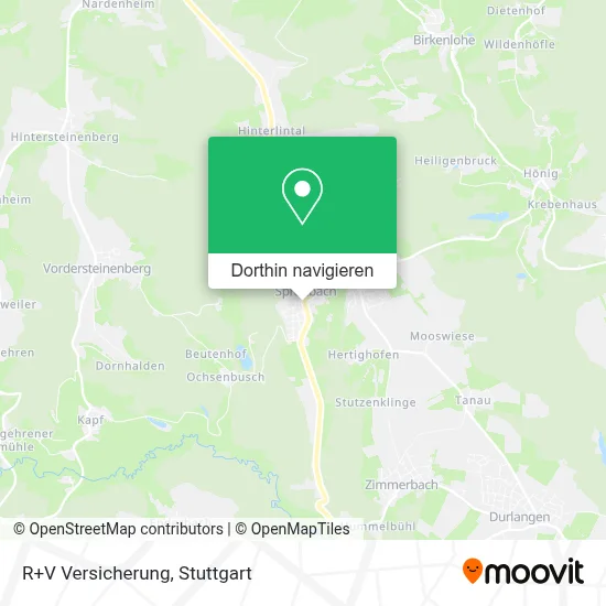 R+V Versicherung Karte