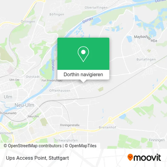 Ups Access Point Karte