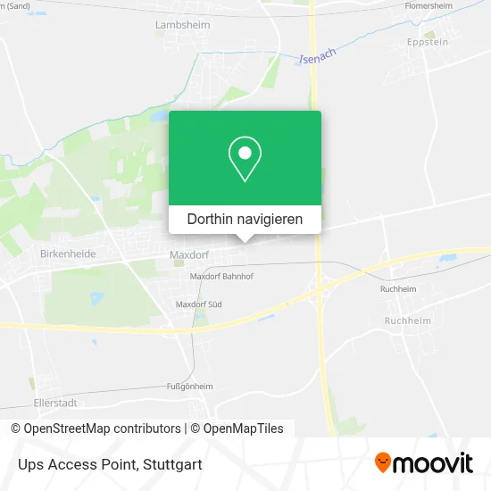 Ups Access Point Karte