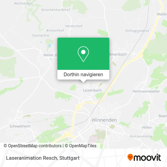 Laseranimation Resch Karte