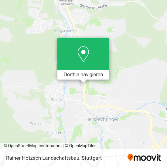 Rainer Hotzsch Landschaftsbau Karte
