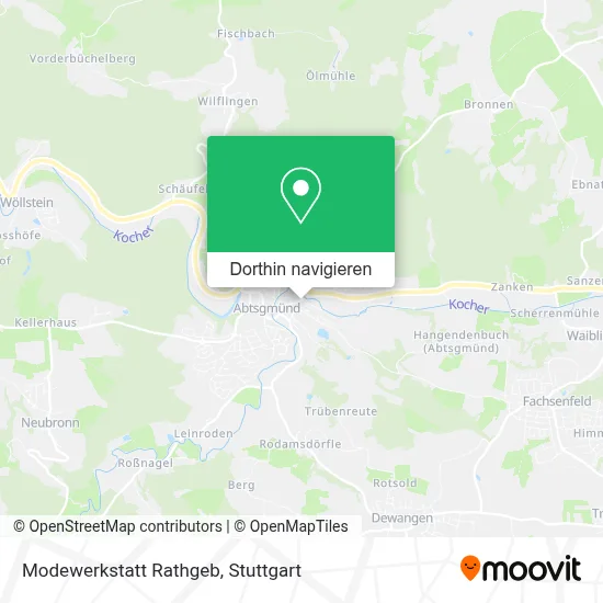 Modewerkstatt Rathgeb Karte