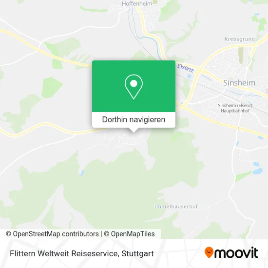 Flittern Weltweit Reiseservice Karte