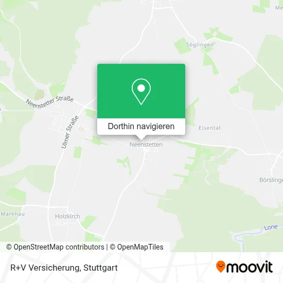 R+V Versicherung Karte