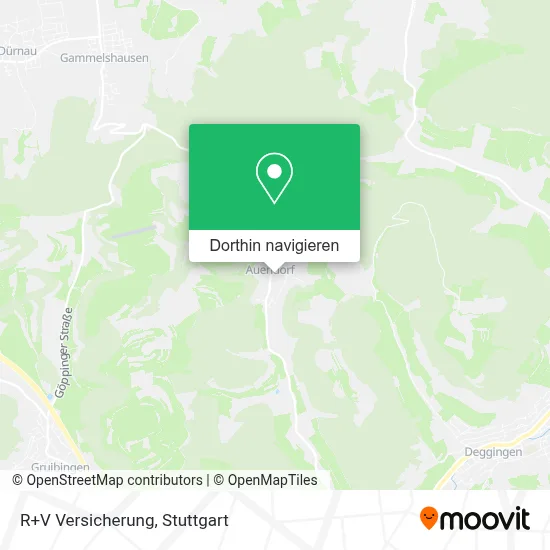 R+V Versicherung Karte