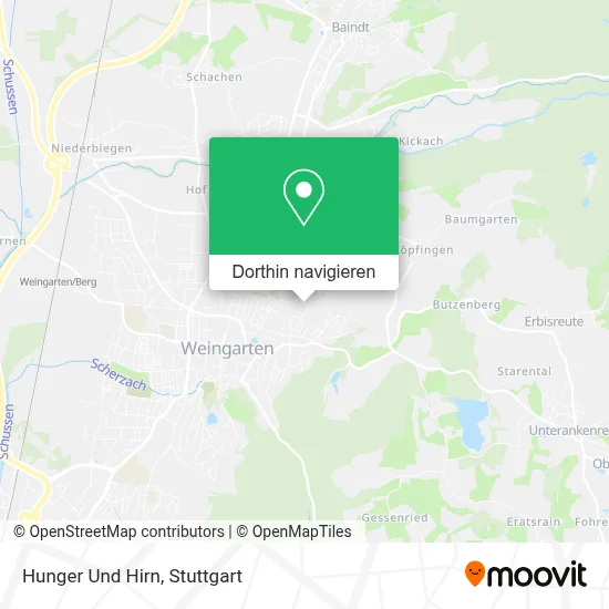 Hunger Und Hirn Karte
