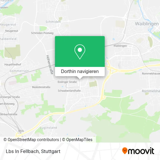 Lbs In Fellbach Karte