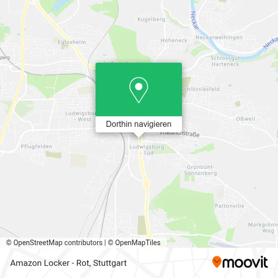 Amazon Locker - Rot Karte