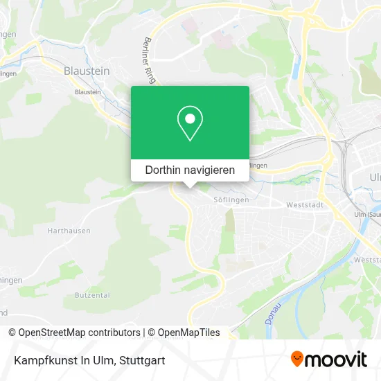 Kampfkunst In Ulm Karte