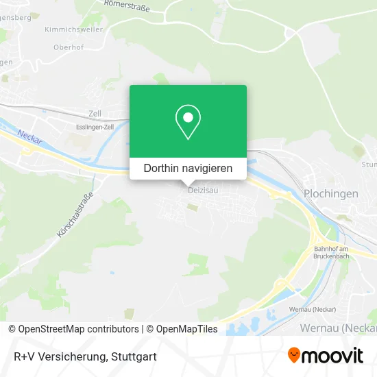 R+V Versicherung Karte