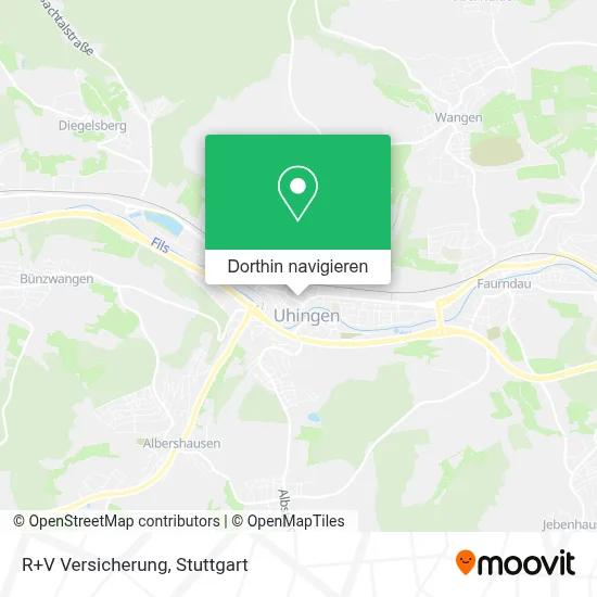 R+V Versicherung Karte