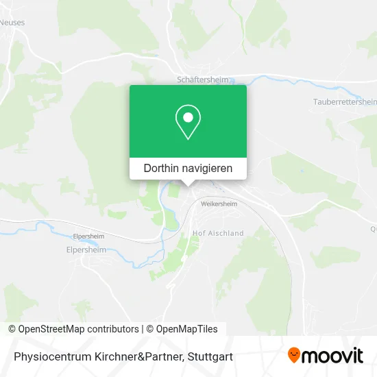 Physiocentrum Kirchner&Partner Karte