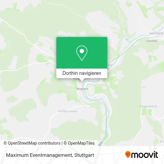 Maximum Eventmanagement Karte