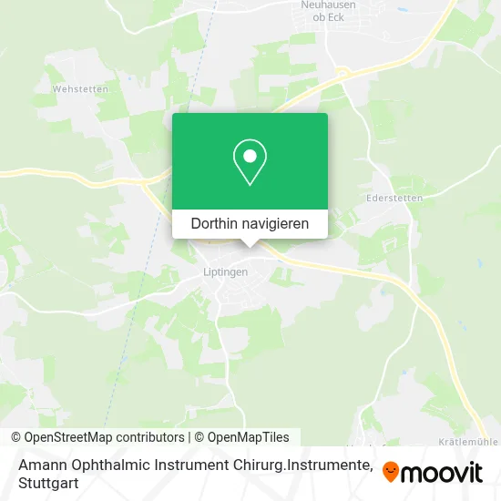 Amann Ophthalmic Instrument Chirurg.Instrumente Karte