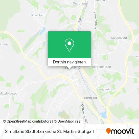 Simultane Stadtpfarrkirche St. Martin Karte