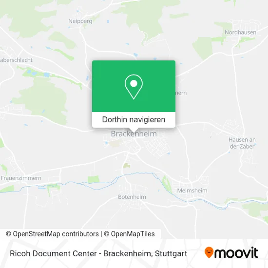 Ricoh Document Center - Brackenheim Karte
