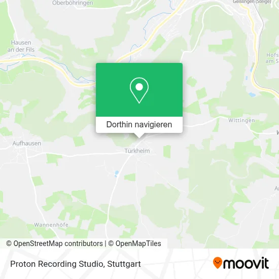 Proton Recording Studio Karte