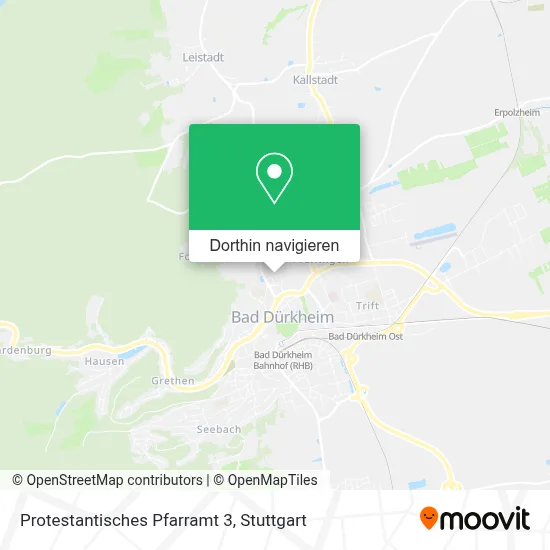 Protestantisches Pfarramt 3 Karte