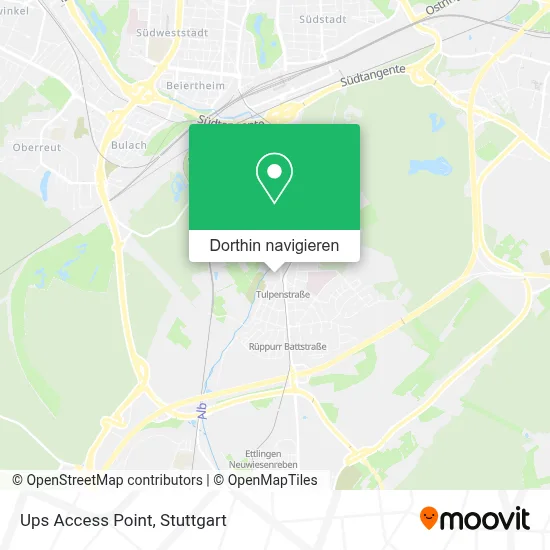 Ups Access Point Karte