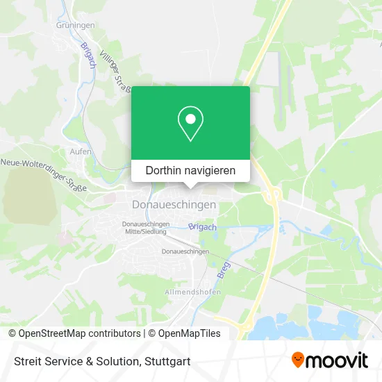 Streit Service & Solution Karte