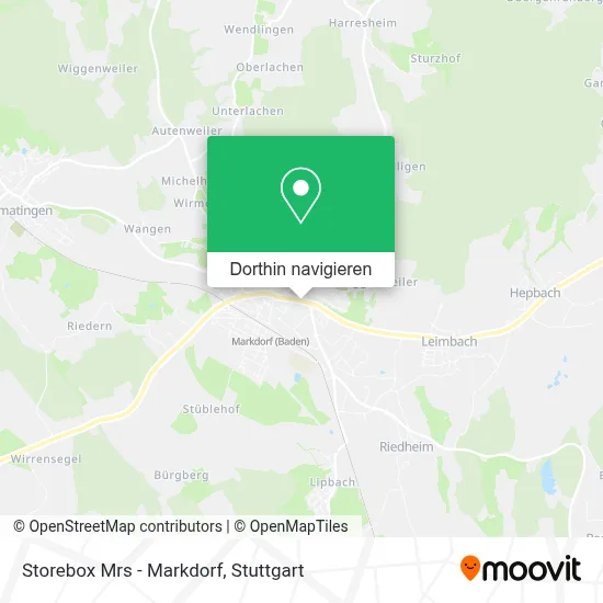 Storebox Mrs - Markdorf Karte