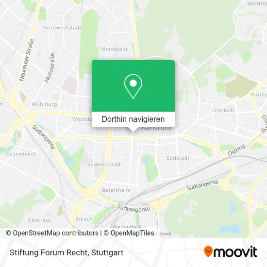 Stiftung Forum Recht Karte