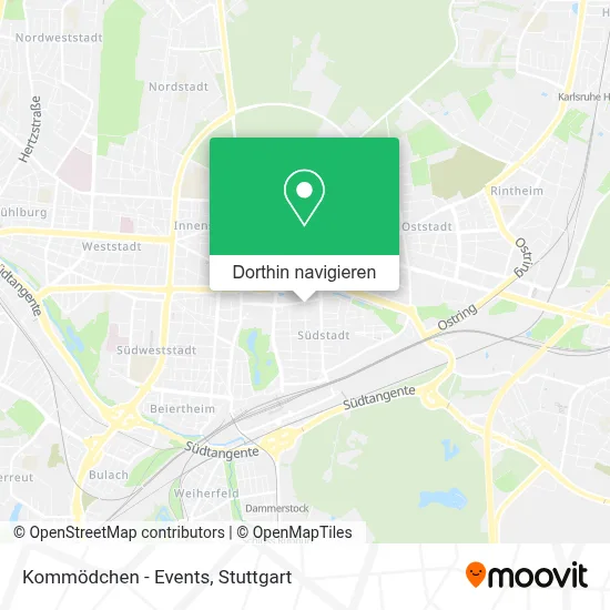 Kommödchen - Events Karte