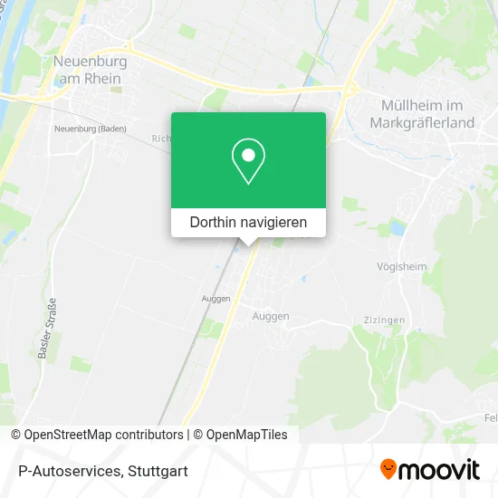 P-Autoservices Karte