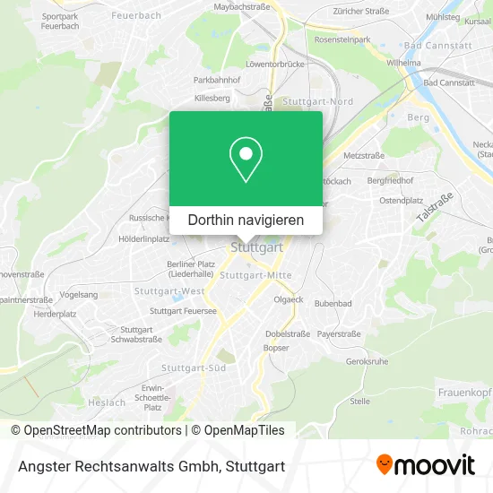 Angster Rechtsanwalts Gmbh Karte