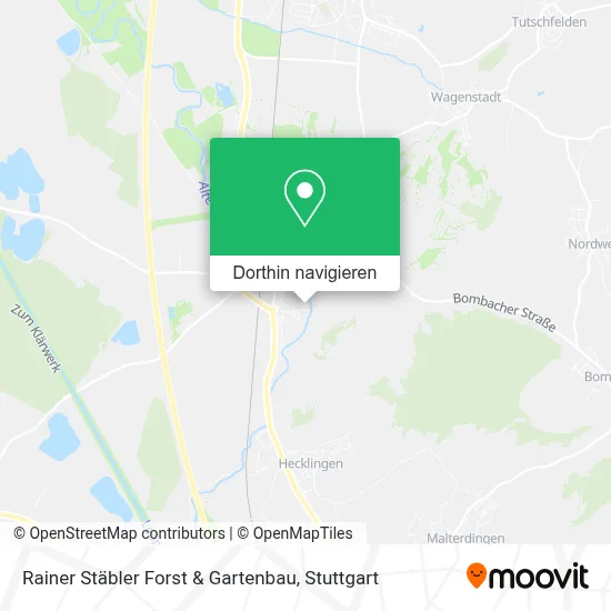 Rainer Stäbler Forst & Gartenbau Karte