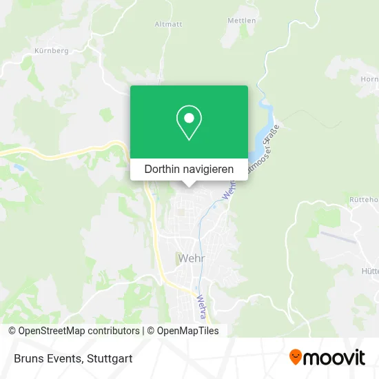 Bruns Events Karte