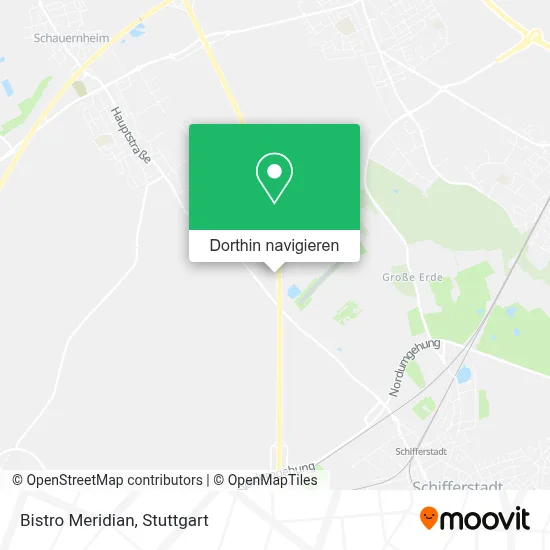Bistro Meridian Karte