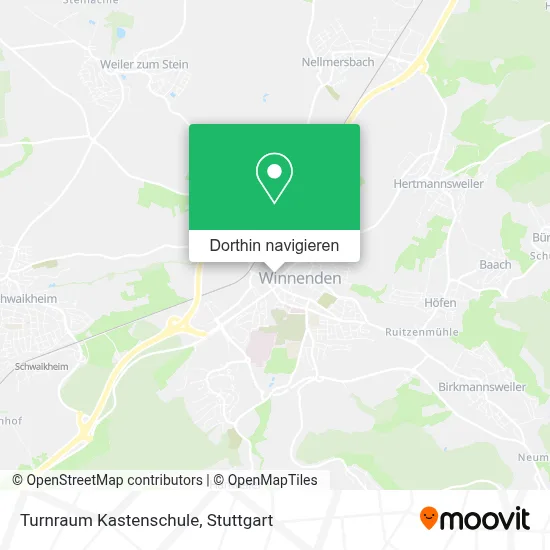 Turnraum Kastenschule Karte