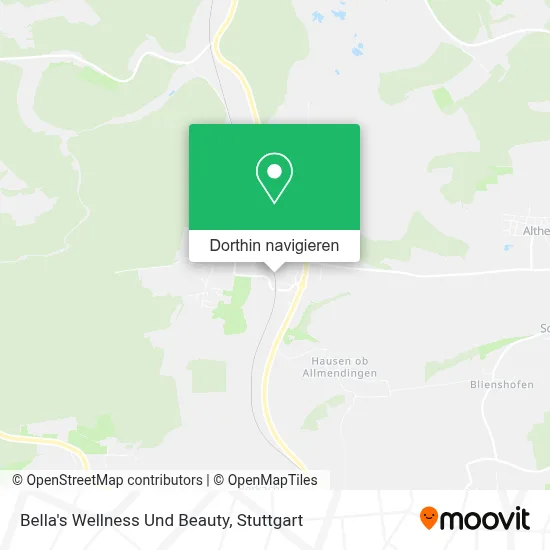 Bella's Wellness Und Beauty Karte