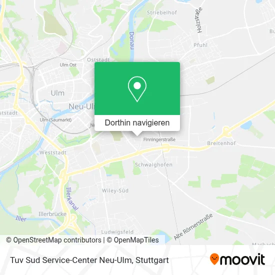 Tuv Sud Service-Center Neu-Ulm Karte