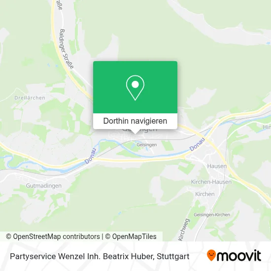 Partyservice Wenzel Inh. Beatrix Huber Karte