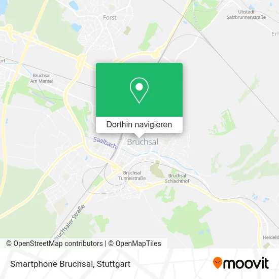 Smartphone Bruchsal Karte