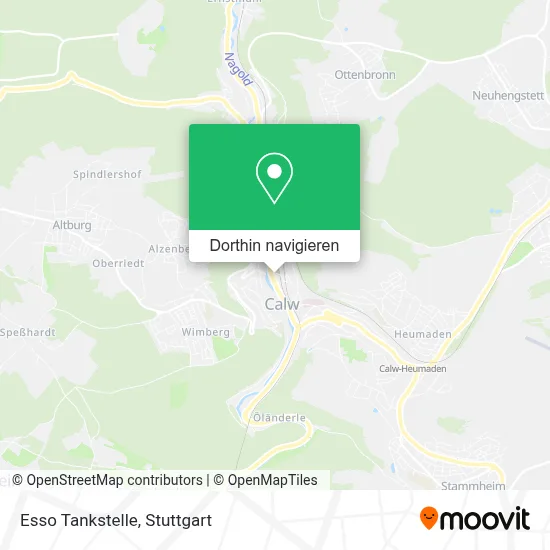 Esso Tankstelle Karte