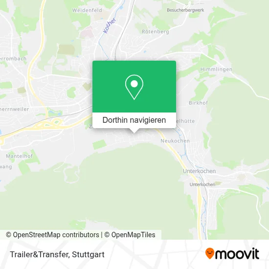 Trailer&Transfer Karte