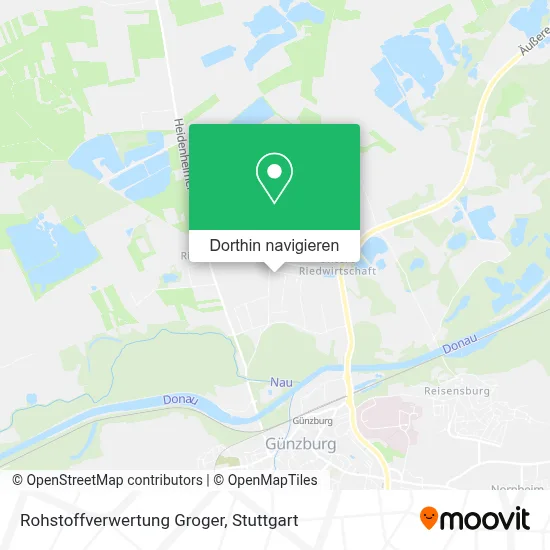 Rohstoffverwertung Groger Karte