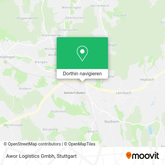 Awor Logistics Gmbh Karte