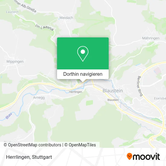 Herrlingen Karte