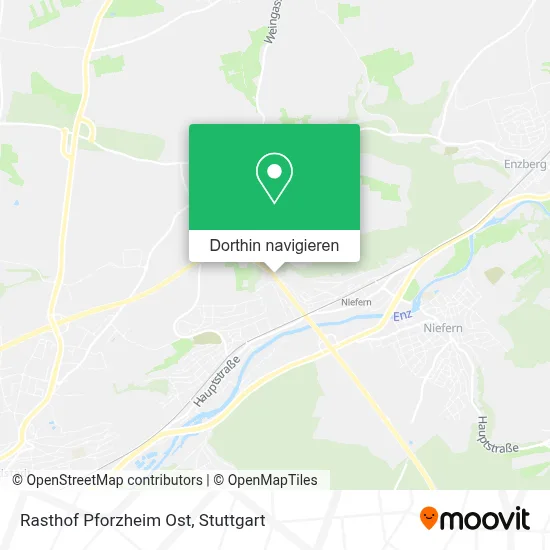 Rasthof Pforzheim Ost Karte